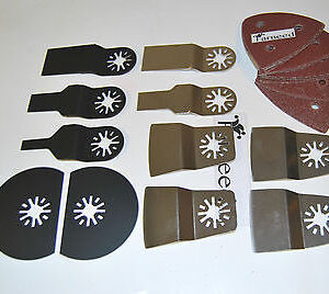 SET DI 31 ACCESSORI STRUMENTI UTENSILE MULTIFUNZIONE OSCILLANTE MULTI TOOL vibra
