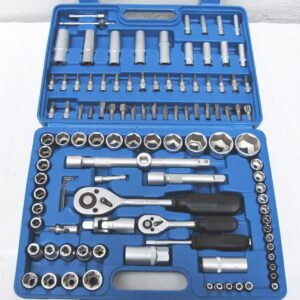 SET CHIAVI BUSSOLA CRICCHETTO CHIAVE INSERTI TORX BUSSOLE VALIGETTA 108 PZ M.2
