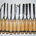 SET 12 PZ SGORBIE PER INTAGLIO SCALPELLI SCALPELLINI UTENSILI PER LEGNO