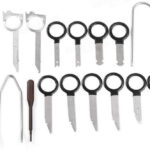 KIT 20 PZ PER RIMOZIONE ISTALLAZIONE MONTAGGIO STEREO AUTORADIO AUTO BMW PEUGEOT