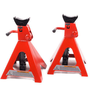 COPPIA CAVALLETTI 3 TONNELLATE FUORISTRADA AUTO ROULOTTE CAMION A CRICCHETTO SIL