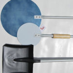 SET 3 PALE PALA PIZZA TONDA 30CM  PICCOLA 16CM E PALA RACCOGLI BRACE