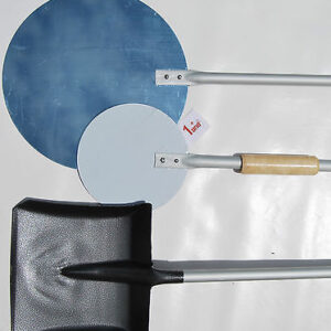 SET 3 PALE PALA PIZZA TONDA 30CM  PICCOLA 16CM E PALA RACCOGLI BRACE