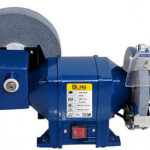 SMERIGLIATRICE MOLA DA BANCO DOPPIA COMBINATA AFFILATRICE MOLETTA SMUSSATRICE ACQUA 849ox