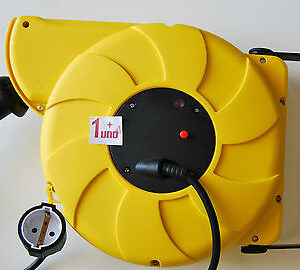 AVVOLGICAVO ARROTOLATORE PROLUNGA CAVO ELETTRICO RIAVVOLGIBILE  AUTOMATICO MT 22