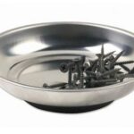 VASCHETTA VASSOIO PIATTO MAGNETICO PORTA MINUTERIE VITI E BULLONI TONDO 150mm