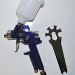 MINI AEROGRAFO HVLP SERBATOIO SUPERIORE 120cc-1mm