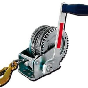 VERRICELLO ARGANO ARGANELLO PARANCO MANUALE CAVO ACCIAIO 6 M 350 KG BARCA 600 LB