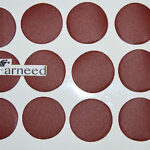 16 DISCHI ABRASIVI � 50 mm GRANA 240 LEVIGATRICE ANGOLARE  2 POLLICI AD ARIA