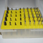 PUNTE FRESE FRESA DIAMANTATE PER DRIMEL GAMBO 3 MM  MINIUTENSILE ROTATIVO