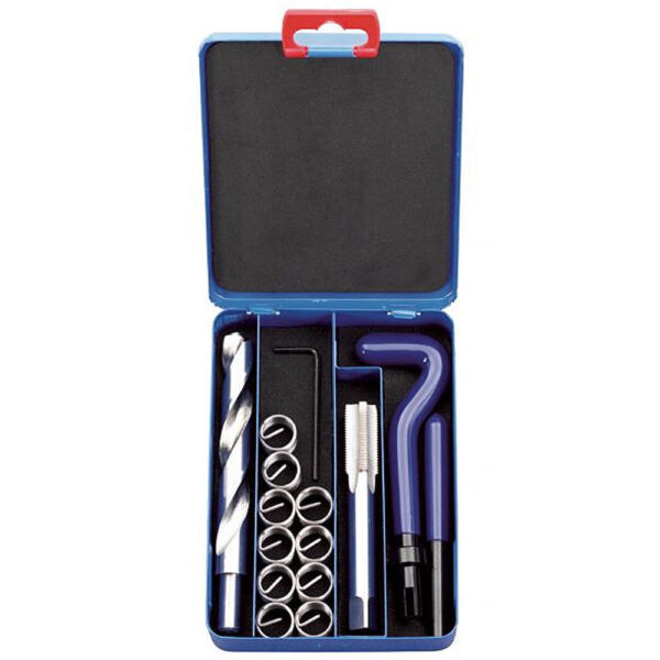 KIT SET RIPARAZIONE FILETTI INOX M7X1 ELICOIDI HELICOIL RIPRISTINA FILETTATURE