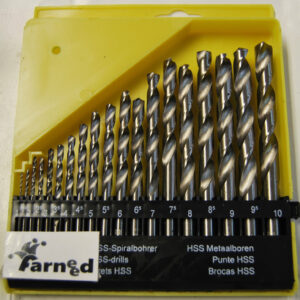 PUNTE TRAPANO SET 19 PZ FRESE FRESA PUNTA PER FORARE FERRO METALLO