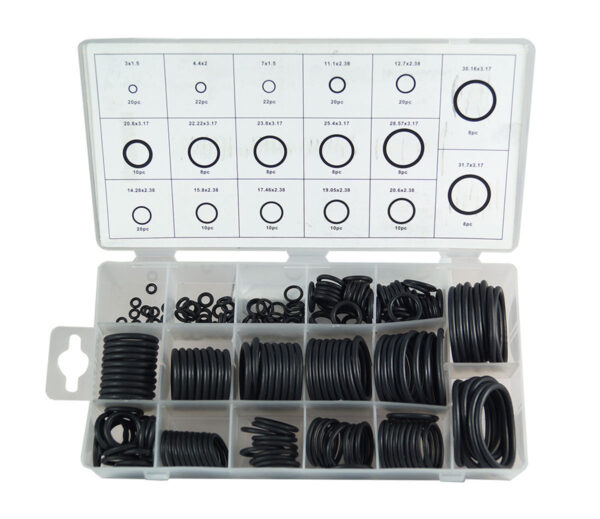 GUARNIZIONI RUBINETTI METRICI ORING  12 MISURE SET 300 PZ farneed