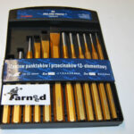 SET SCALPELLI CACCIASPINE CACCIACHIODI PUNZONI 12 PZ PEZZI BULLINI FARNEED