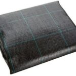 TELO PACCIAMATURA NERO QUADRETTATO VERDE POLIPROPILENE ANTISTRAPPO MT 50 X 1,5mt