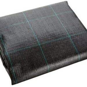 TELO PACCIAMATURA NERO QUADRETTATO VERDE POLIPROPILENE ANTISTRAPPO MT 50 X 1,5mt