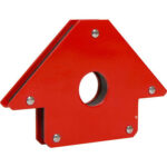 SQUADRA MAGNETICA 100 mm MAGNETE PERMANENTE  SALDATURA SALDATRICE INVERTER saldare silverline