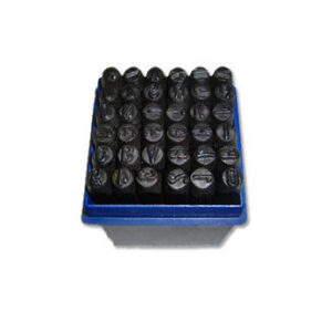 SET PUNZONI ALFANUMERICI  36 PZ DA 8 MM