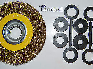 SPAZZOLA PER MOLA DA BANCO SMERIGLIATRICE DIAM. 150 x 20 ox