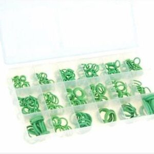 KIT ORING ASSORTIMENTO O-RING VERDI GUARNIZIONI IMPIANTI ARIA CONDIZIONATA 270PZ