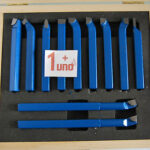 UTENSILI TAGLIO LAME ACCIAIO PER TORNIO 16X16 MM 11 PEZZI PZ BRASATI CASSETTA