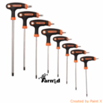 SET 9 PZ CHIAVI TORX A T CHROME VANADIUM TESTA CON FORO DA T10 - T50 HOT