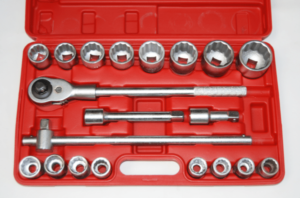 CHIAVI BUSSOLA 3/4" 19 50 MM CRICCHETTO PROLUNGA CAMION CHROME VANADIUM 529