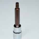 CHIAVE A BUSSOLA TORX T40 LUNGA PUNTA 100 MM 1/2" BUSSOLE ACCIAIO S2