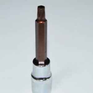 CHIAVE A BUSSOLA TORX T40 LUNGA PUNTA 100 MM 1/2" BUSSOLE ACCIAIO S2