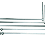 SET CHIAVI A T DOPPIO SNODO 5 PZ PEZZI LUNGHE 9 10 13 17 19 MM SNODATE