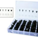 CLIP FERMI FISSAGGIO 200 PZ CARROZZERIA PARAURTI PANNELLI RIVETTI PLASTICA 895