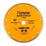 DISCO DIAMANTATO SMERIGLIATRICE LAMA CIRCOLARE TAGLIA CEMENTO MARMO 230MM 357 HO