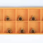 10 PLACCHETTE INSERTO UTENSILI TORNIO INSERTI TRIANGOLARI LATO 9 MM TCMT09