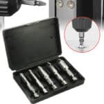 SET 5 ESTRATTORI PER VITI BULLONI ROVINATE SPEZZATE PRIGIONIERI AVVITATORi ribim