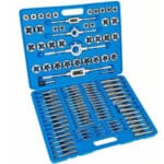 FILIERA FILIERE FILETTATURA 110 PZ KIT COMPLETO MASCHI FEMMINE PASSO METRICO OX
