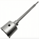 FRESA A TAZZA MM 80 CAROTATRICE CON ASTA SDS PLUS 350 MM CEMENTO MURO MATTONI