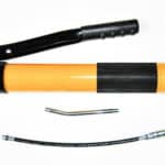INGRASSATORE A LEVA CON UNA MANO TUBO E TESTINA POMPA GRASSO MANUALE 600cc 714