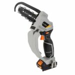 MINI MOTOSEGA ELETTROSEGA DA POTA POTATURA BARRA CATENA BATTERIA LITIO 18V 2,0 Ah