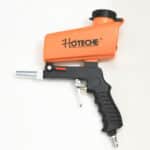 PISTOLA SABBIATRICE PNEUMATICA ARIA SERBATOIO UGELLO 1/4" SABBIARE 750 ML 742H