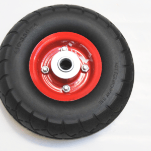 RUOTA CARRELLO CARRELLI CARRIOLA PORTAPACCHI PIENA POLIURETANO NERA 240x70 mm 559