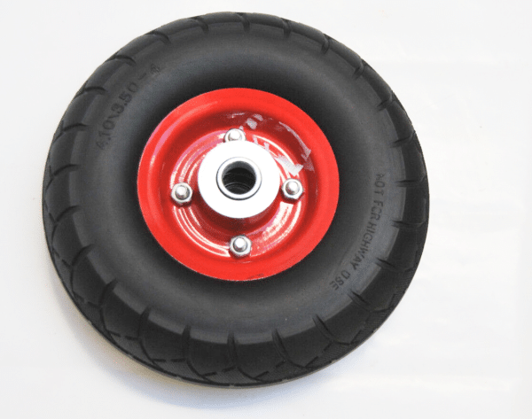 RUOTA CARRELLO CARRELLI CARRIOLA PORTAPACCHI PIENA POLIURETANO NERA 240x70 mm 559