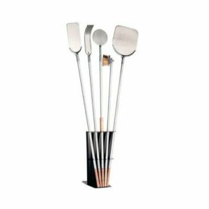 SUPPORTO REGGI PALE PALA PIZZA 5 POSTI FORNO A LEGNA PORTAPALE H60 METALLO 876