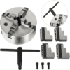 MANDRINO AUTOCENTRANTE PER TORNIO 4+4 GRIFFE � 80mm ganasce precisione