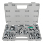 FILIERA PROFESSIONALE FILETTATURA 40 PZ VALIGETTA DI PLASTICA TUNGSTENO FARNEED EC
