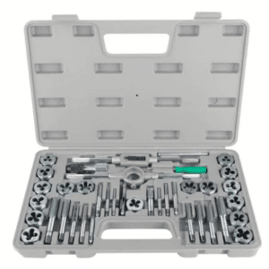 FILIERA PROFESSIONALE FILETTATURA 40 PZ VALIGETTA DI PLASTICA TUNGSTENO FARNEED EC