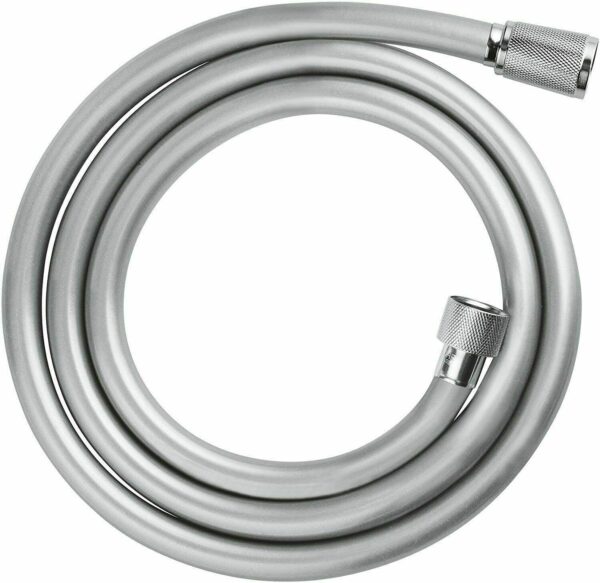 TUBO FLESSIBILE DOCCIA DOCCETTA DOCCINO VASCA BAGNO PVC GRIGIO 180 CM SILVER 915