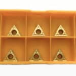 10 PLACCHETTE INSERTO UTENSILI TORNIO INSERTI TRIANGOLARI LATO 11 MM TCMT11