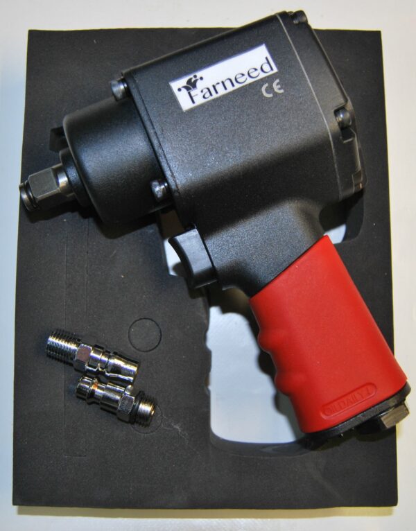 AVVITATORE PNEUMATICO PISTOLA PNEUMATICA 1/2'' MOLTO POTENTE COMPATTO manico rosso