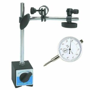 BASE MAGNETICA SNODABILE CON COMPARATORE CENTESIMALE TORNIO UTENSILI CON MOLLA