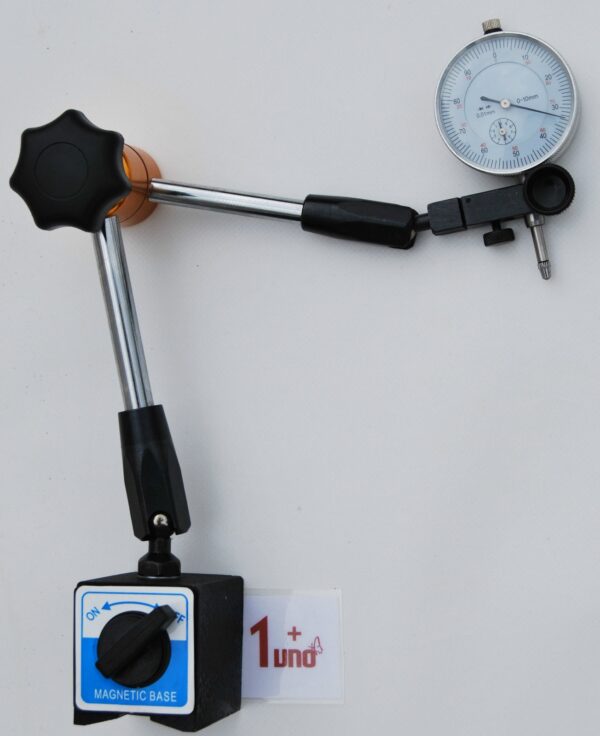 BASE MAGNETICA SNODABILE CON COMPARATORE CENTESIMALE A1 + SNODATA 476 C